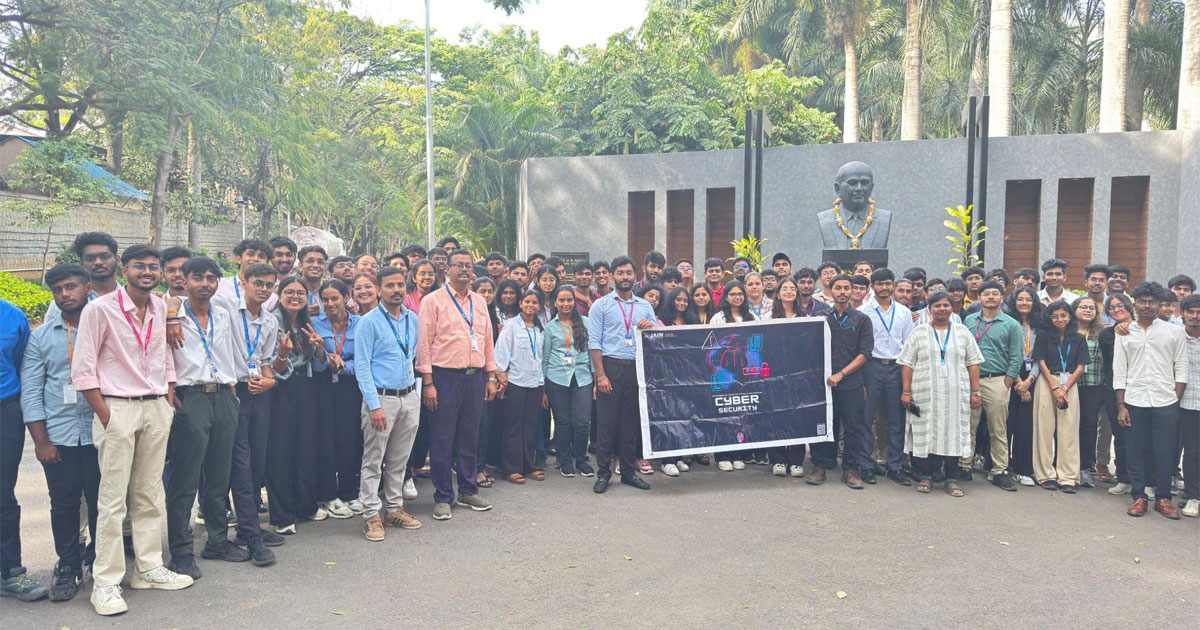 JAIN (Deemed-to-be University) Cybersecurity Students Visit U. R. Rao Satellite Centre