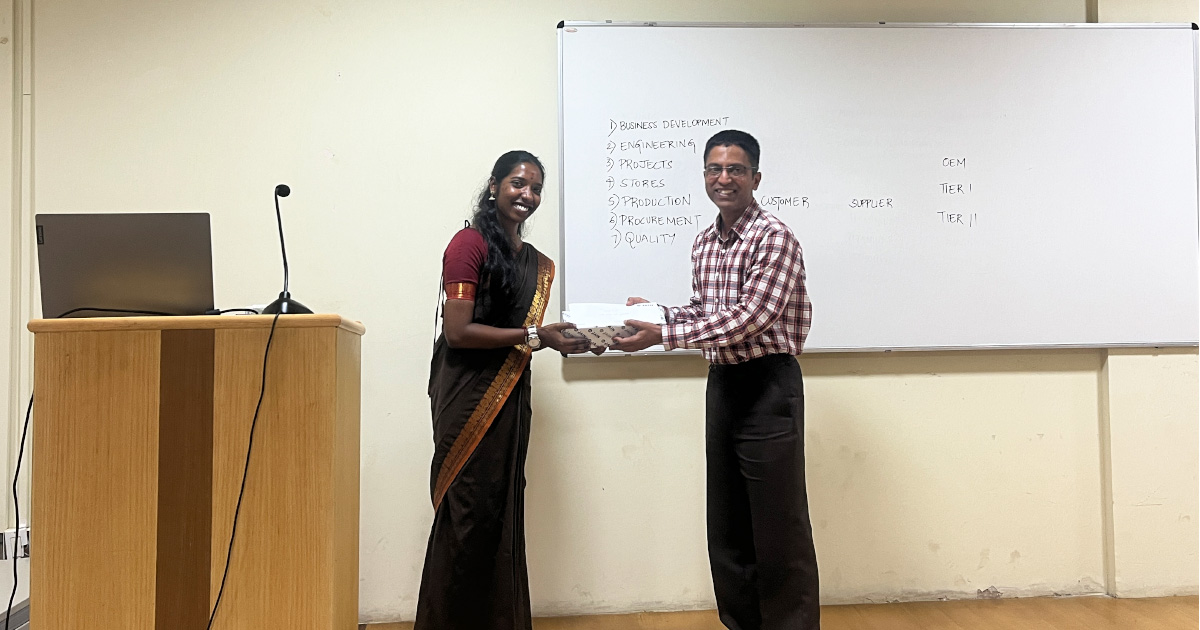 Alumni Engagement for Deeksharambh 2024 with Ms. Akhila T J