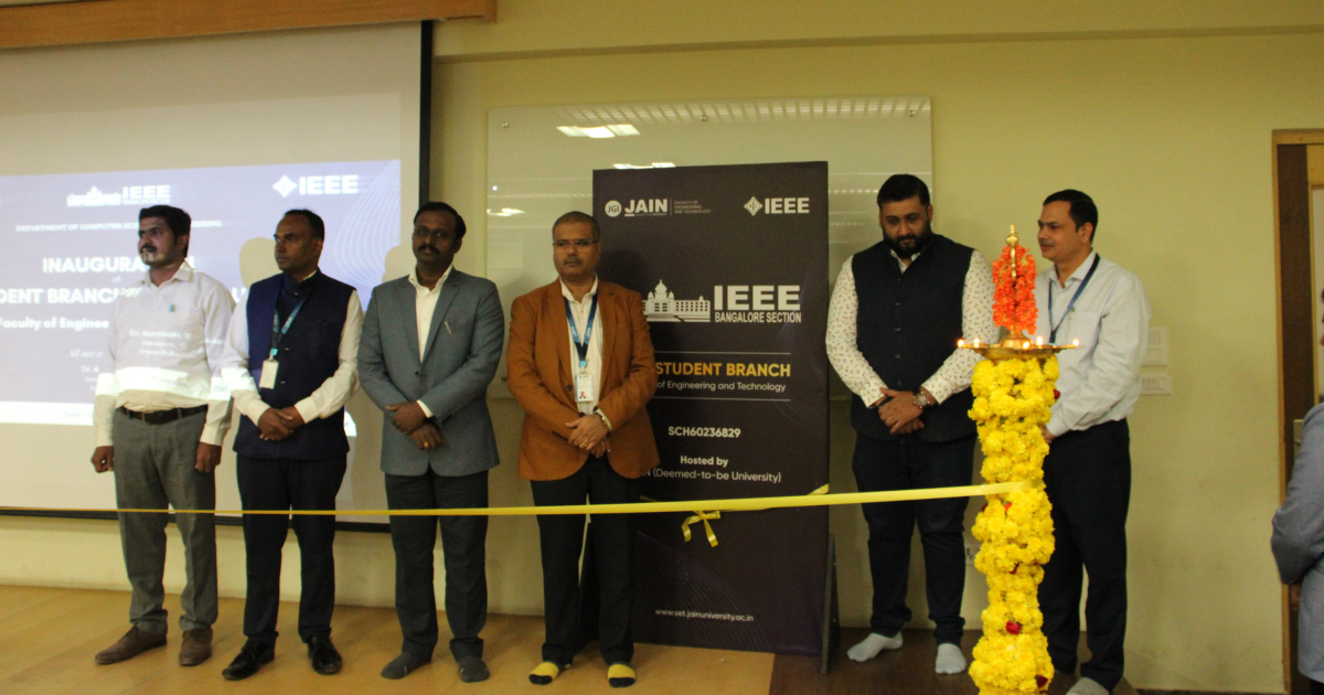 JAIN (Deemed-to-be University) Expands Technical Ecosystem with IEEE Student Chapter Launch