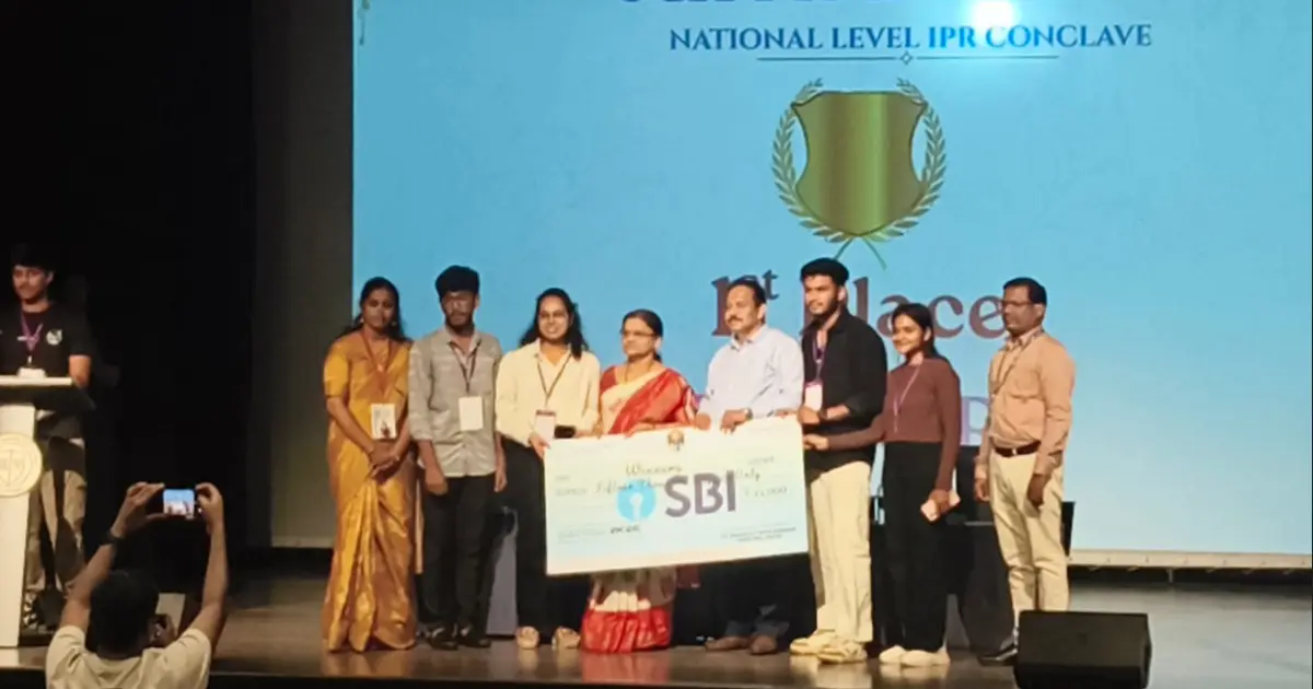 Palm Vein Innovation Takes Top Honour at National IPR Conclave