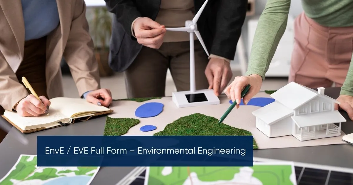 EnvE / EVE Full Form – Environmental Engineering