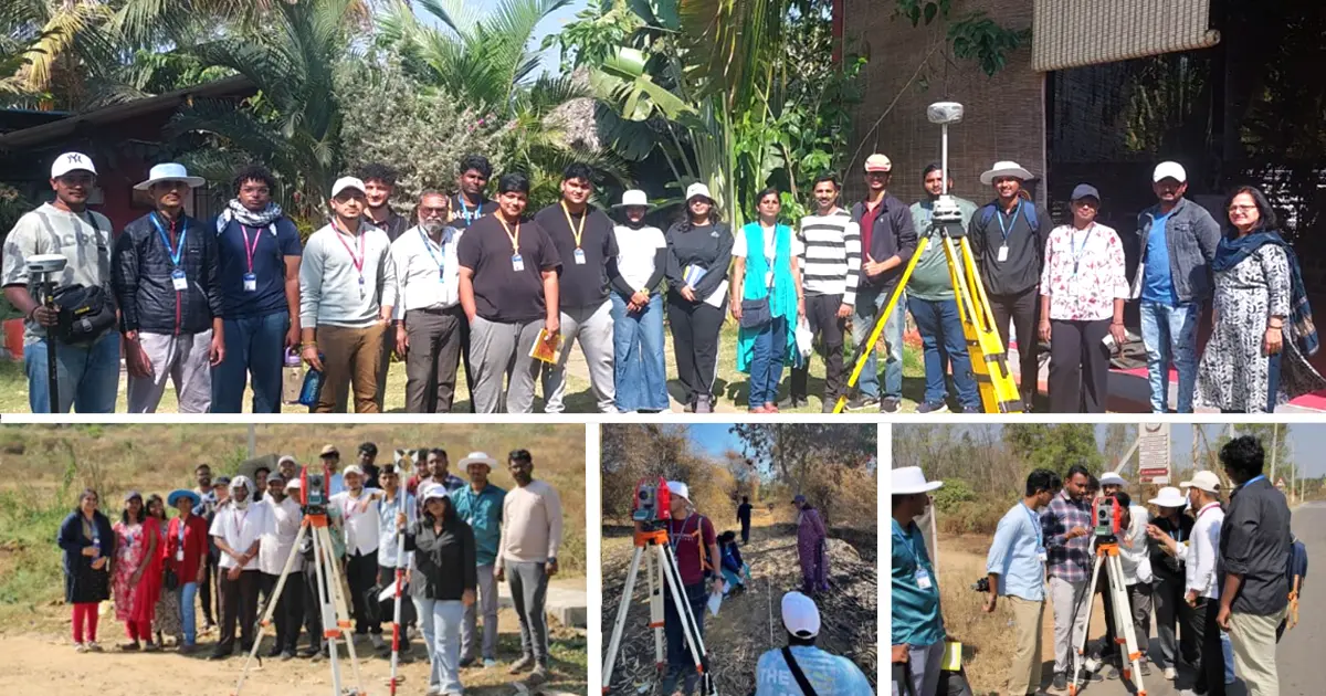 Civil Engineering Students Undertake Field-Based Survey Training at Harohalli Hills