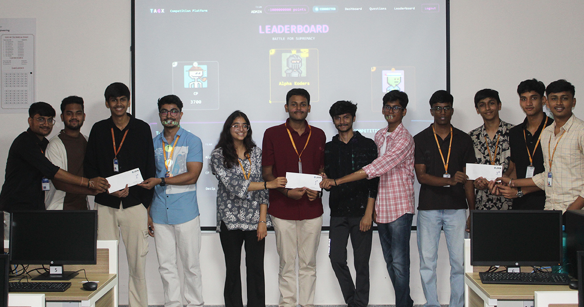TAGX 2K25: Two-Day Technical Challenge Redefines Strategic Thinking and Problem Solving at JAIN (Deemed-to-be University)