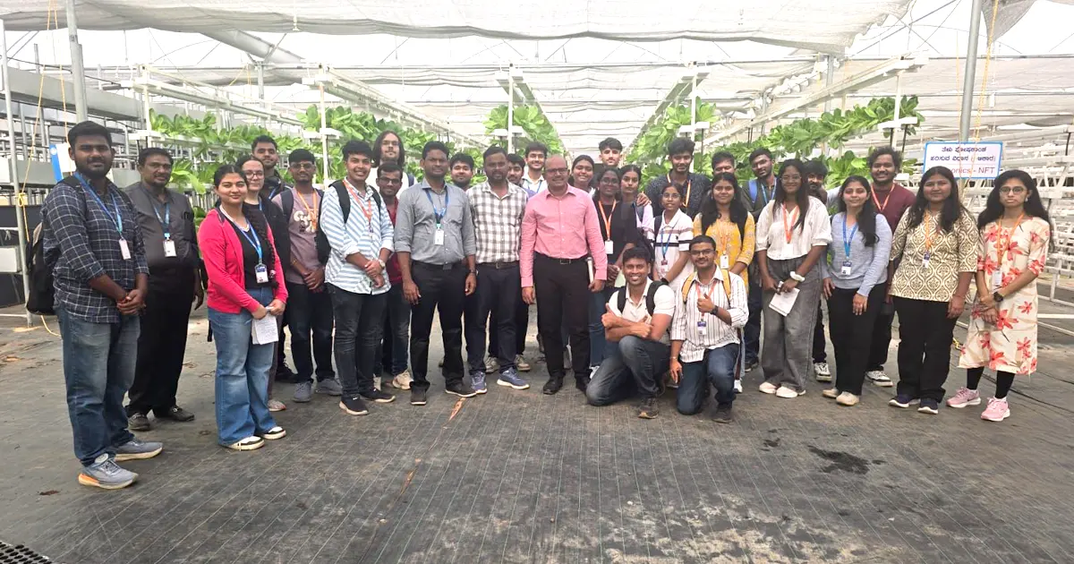 Academic Visit to Hydroponics Facility at UAS GKVK: Practical Insights into Sustainable Farming